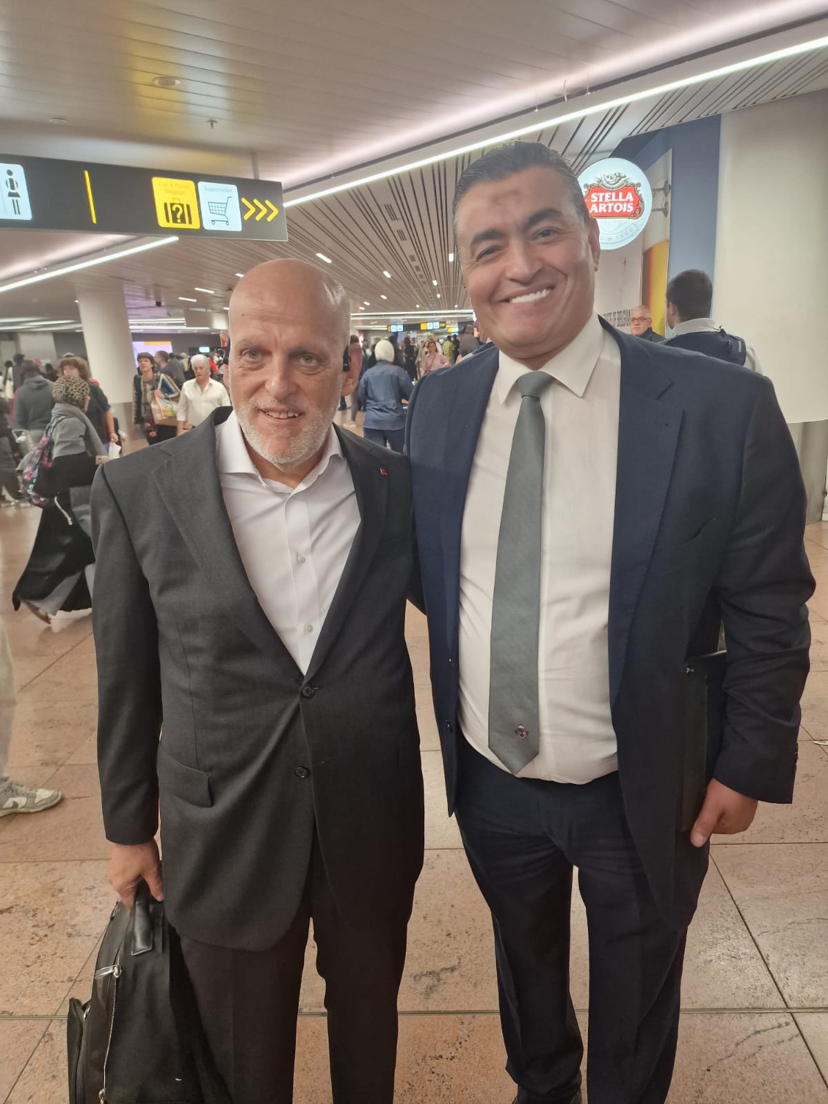 With Xavier Tebas Medrano